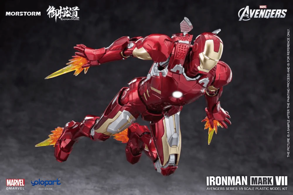 The Avengers Iron Man Mark VII 1/9 Scale Model Kit - Image 10