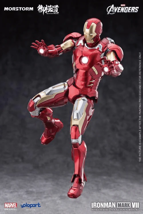 The Avengers Iron Man Mark VII 1/9 Scale Model Kit - Image 7