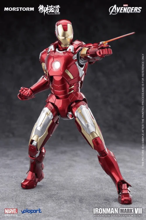 The Avengers Iron Man Mark VII 1/9 Scale Model Kit - Image 8