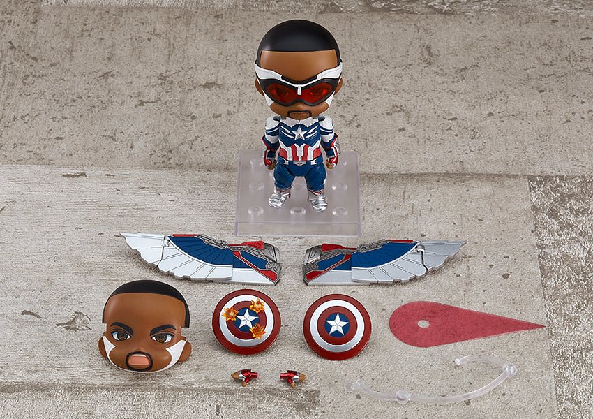 The Falcon and the Winter Soldier Nendoroid No.1618-DX Captain America (Sam Wilson) - Image 8