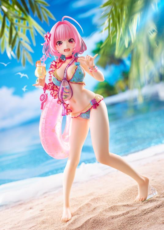 The Idolmaster Cinderella Girls DreamTech Riamu Yumemi (Swimsuit Ver.) 1/7 Scale Figure - Image 8
