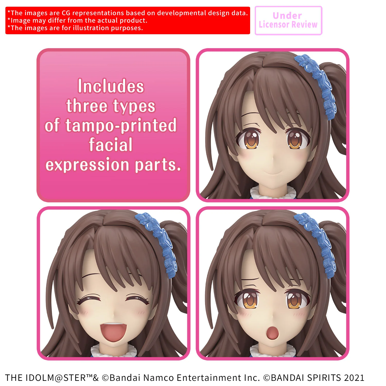 The Idolmaster Shiny Colors 30 Minutes Sisters Uzuki Shimamura (20th Anniversary YOU AND Ai! Ver.) Model Kit - Image 3