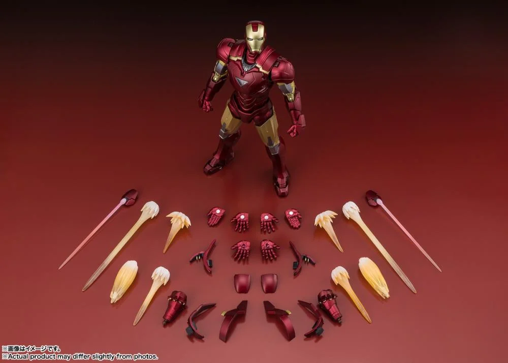 The Infinity Saga S.H.Figuarts Iron Man Mark 6 Action Figure - Image 7