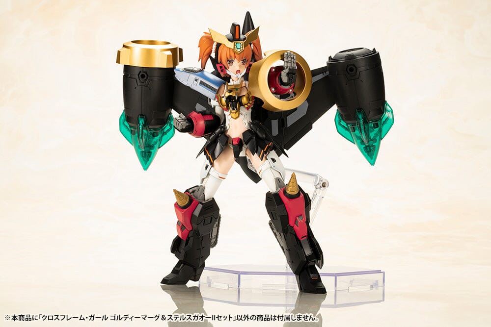 The King of Braves GaoGaiGar Cross Frame Girl Goldymarg & Stealth Gao II Model Kit - Image 25