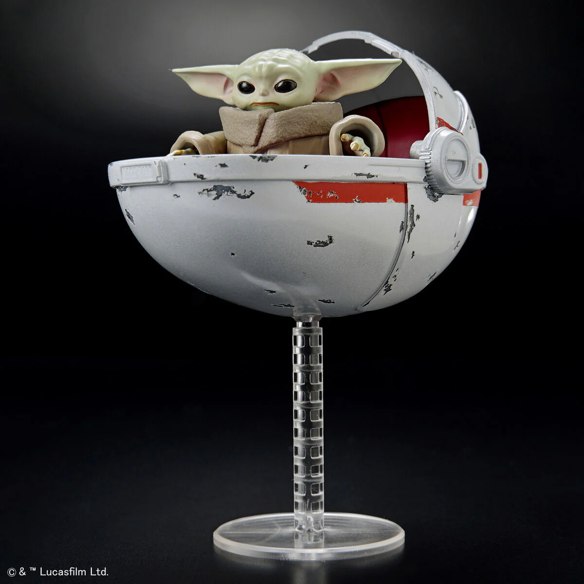 The Mandalorian Grogu 1/4 & 1/12 Scale Model Kit Set - Image 12