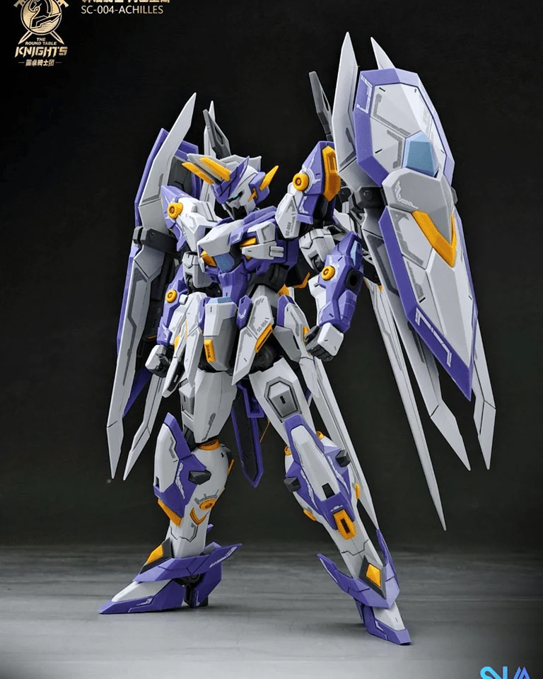 The Round Table Knights SC-004 Aegis Knight Achilles 1/144 Scale Model Kit - Image 2