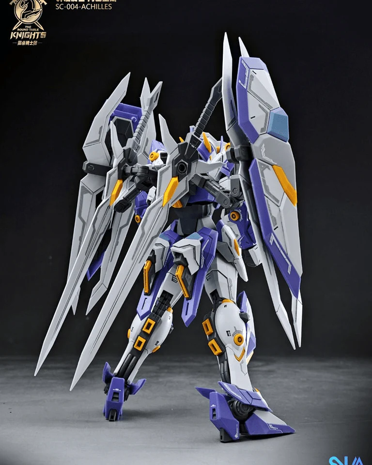 The Round Table Knights SC-004 Aegis Knight Achilles 1/144 Scale Model Kit - Image 3