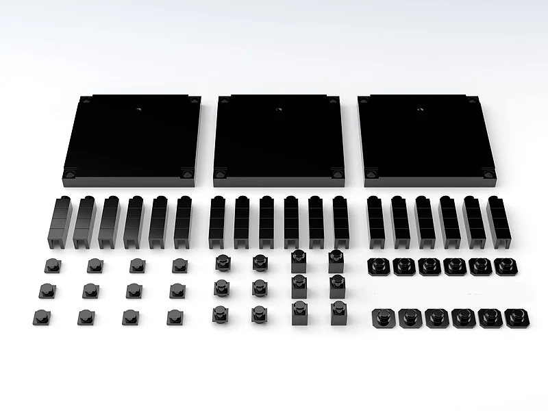 The Simple Stand: Build-On Type Three-Pack (Black) - Image 10