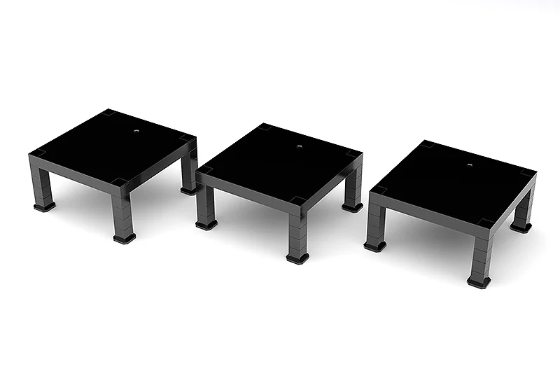 The Simple Stand: Build-On Type Three-Pack (Black) - Image 5