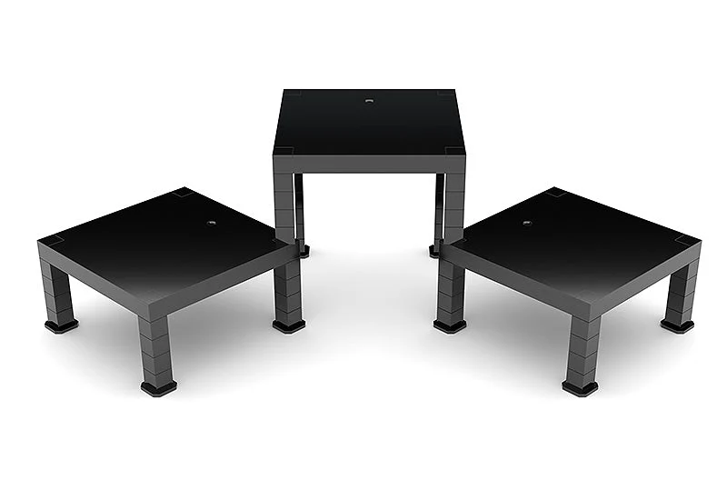 The Simple Stand: Build-On Type Three-Pack (Black) - Image 6