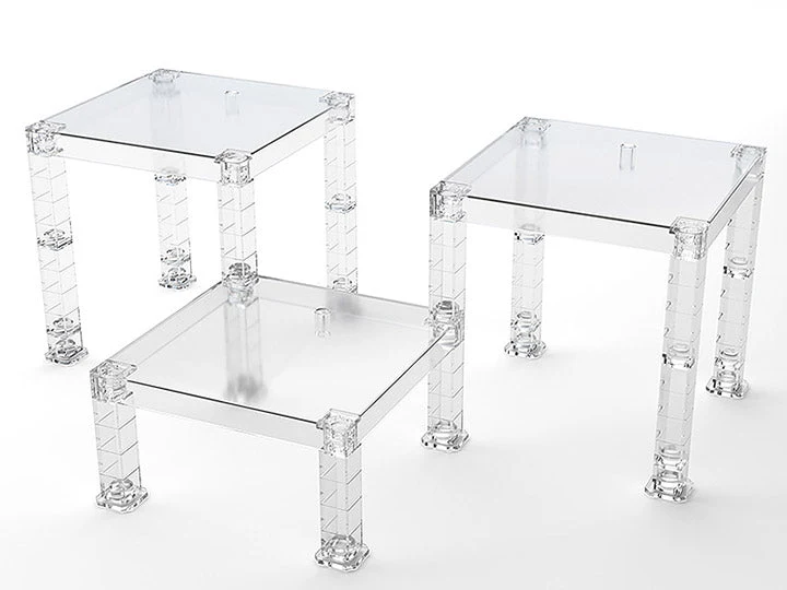 The Simple Stand Build-On Type Three-Pack (Translucent)