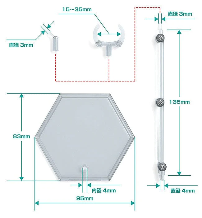 The Simple Stand (Hex Base) Three-Pack - Image 8