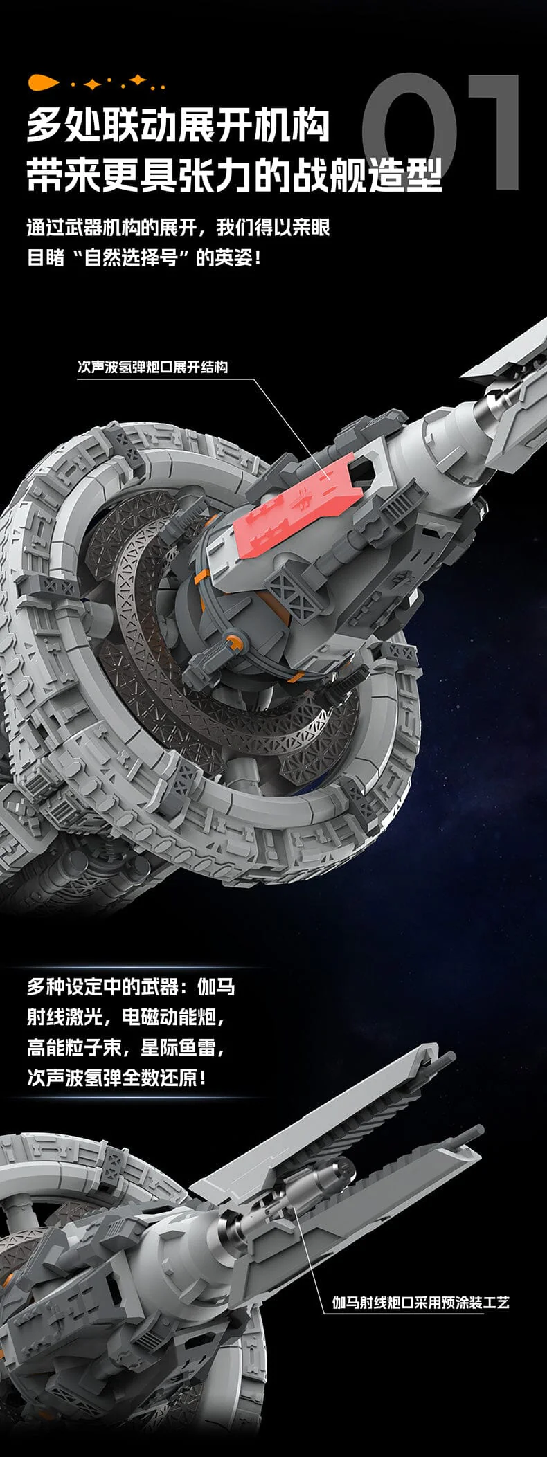 The Three-Body Problem Natural Selection Model Kit - Image 7