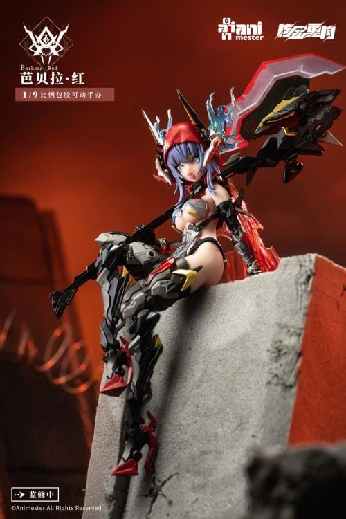 Thunderbolt Squad Barbera Red Mecha Girl (Nuclear Gold Reconstruction) 1/9 Scale Action Figure - Image 2