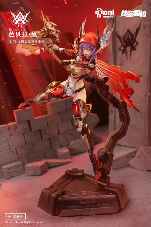 Thunderbolt Squad Barbera Red Mecha Girl (Nuclear Gold Reconstruction) 1/9 Scale Action Figure - Image 6