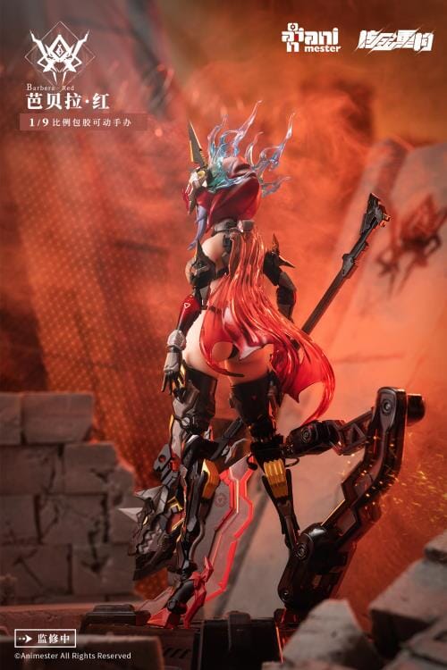 Thunderbolt Squad Barbera Red Mecha Girl (Nuclear Gold Reconstruction) 1/9 Scale Action Figure - Image 8