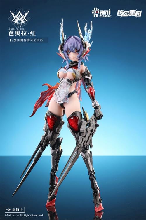 Thunderbolt Squad Barbera Red Mecha Girl (Nuclear Gold Reconstruction) 1/9 Scale Action Figure - Image 9