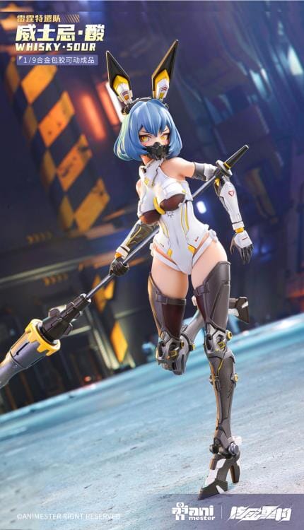 Thunderbolt Squad Whisky Sour Mecha Girl (Nuclear Gold Reconstruction) 1/9 Scale Figure - Image 4