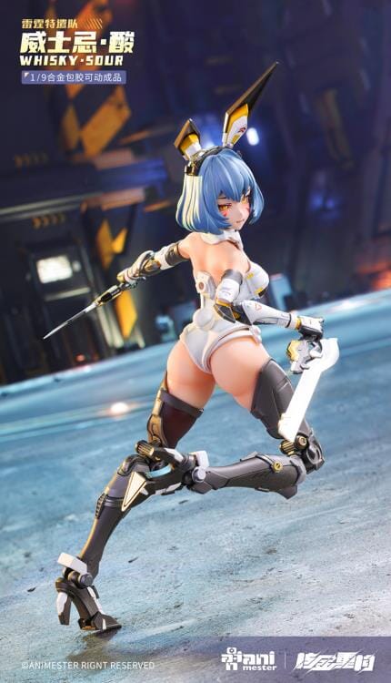 Thunderbolt Squad Whisky Sour Mecha Girl (Nuclear Gold Reconstruction) 1/9 Scale Figure - Image 6