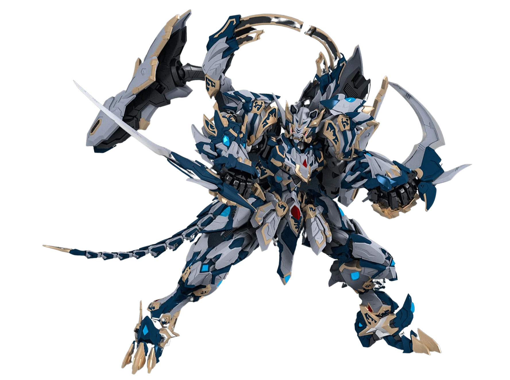 The Tibetan Road CD-02 White Tiger Metal Build Figure