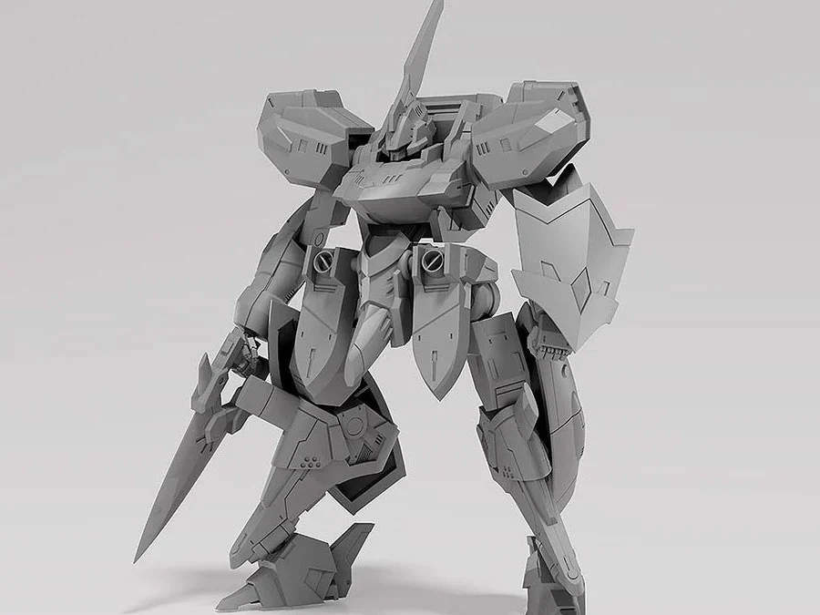 Titanomachia Moderoid SIDE CC Graf Faust (Gray Primer-Like Ver.) Model Kit - Image 3