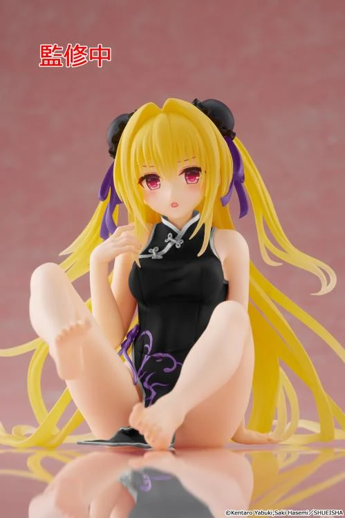 To Love-Ru Darkness Desktop Cute Golden Darkness (Chinese Dress Ver.) Figure (Renewal Edition) - Image 5