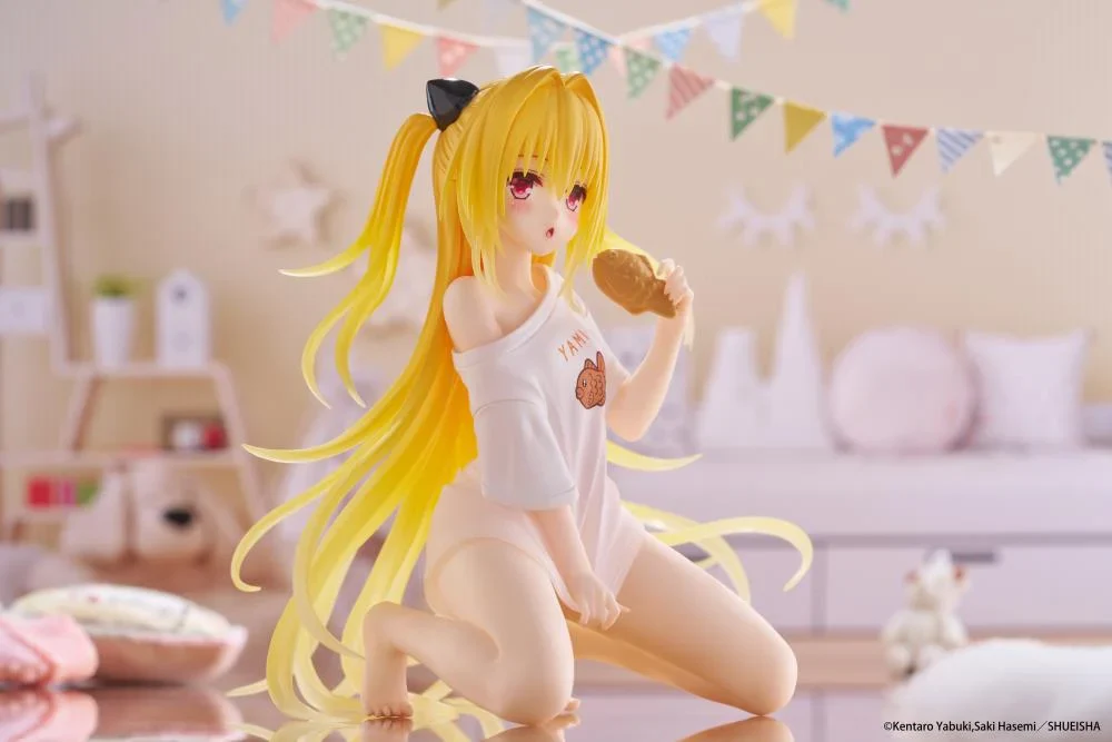 To Love-Ru Darkness Desktop Cute Golden Darkness (Roomwear Ver.) Figure - Image 3