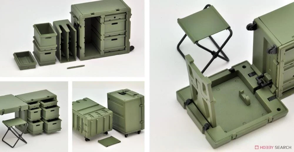 TomyTec Little Armory 1/12 LD033 Field Desk A - Image 3