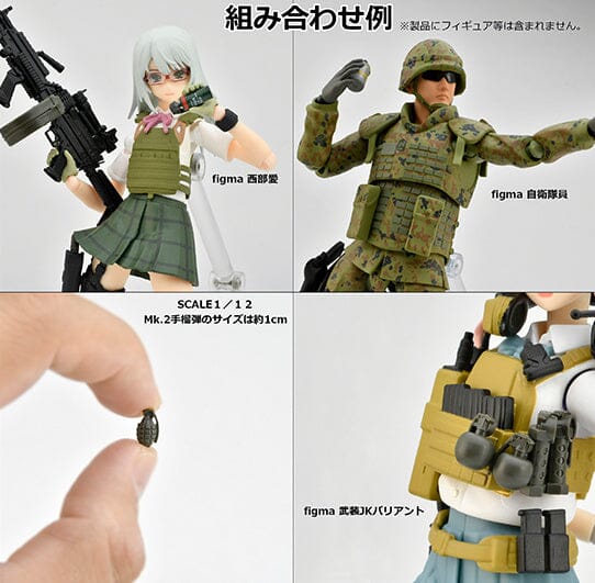 TomyTec Little Armory 1/12 LD046 Grenade Set - Image 6