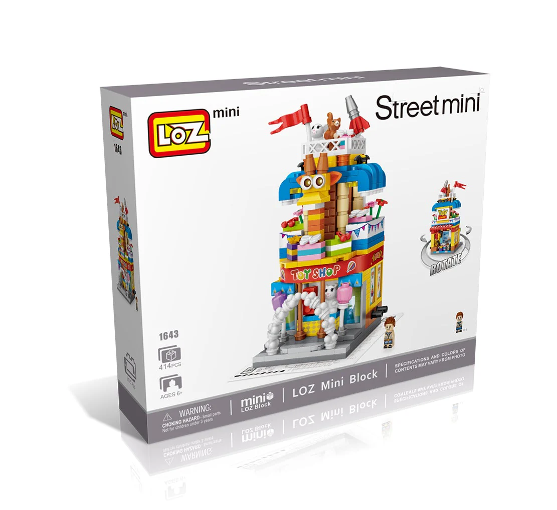 LOZ Street Mini 1643 Toy Shop - Image 2