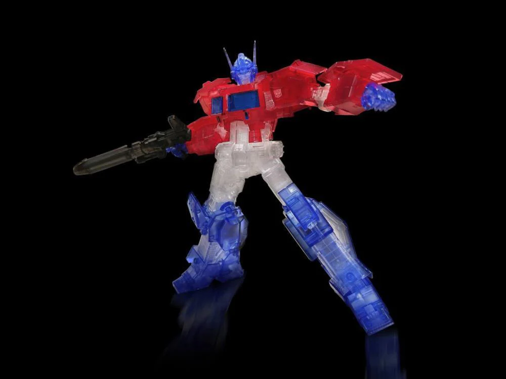Transformers Furai Optimus Prime (IDW Clear Ver.) SDCC 2020 Exclusive Model Kit - Image 2