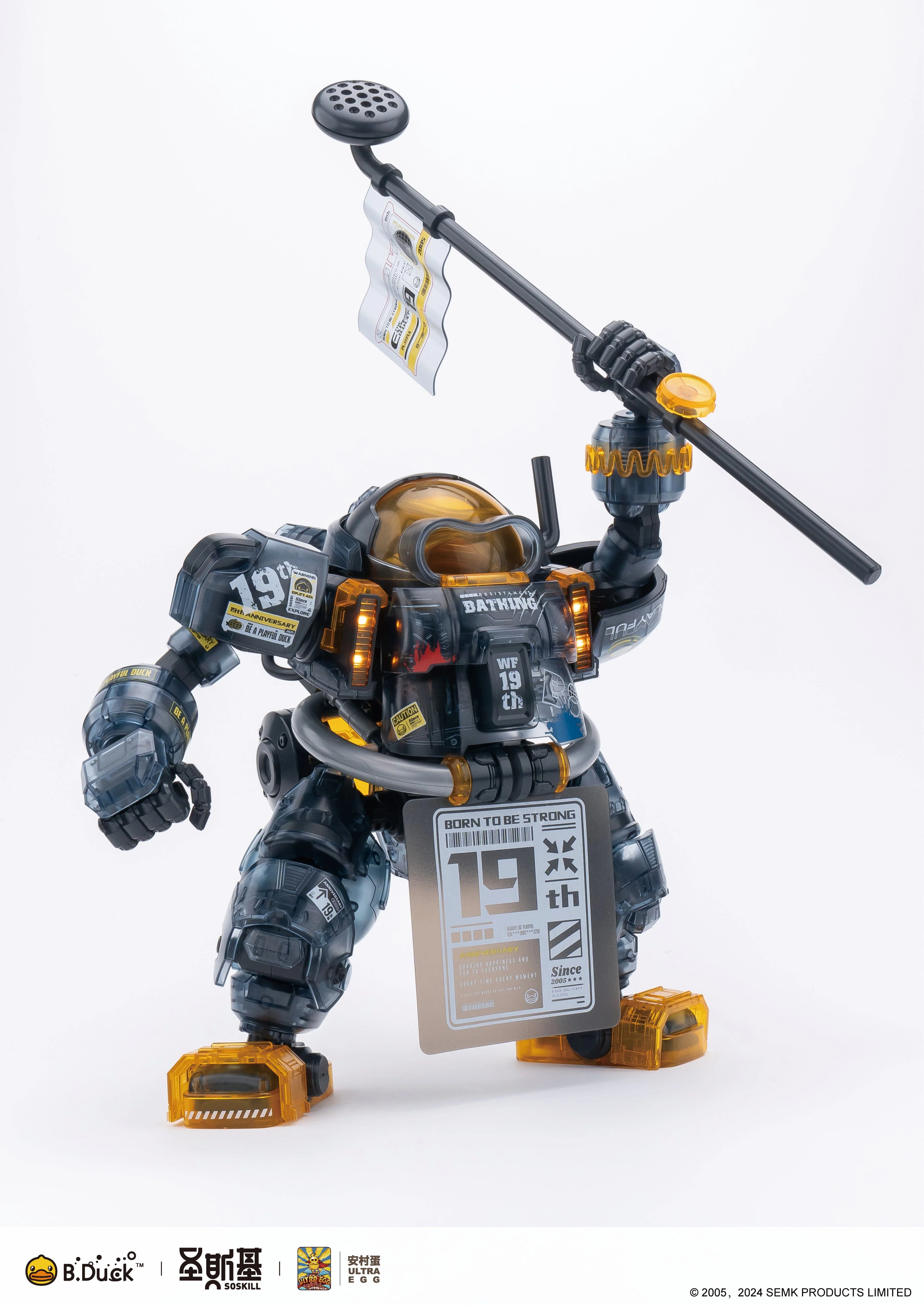 Trendy Machinery 19th Anniversary B.Duck & Spa Duck (Black Samurai Ver.) Limited Edition Model Kit - Image 10