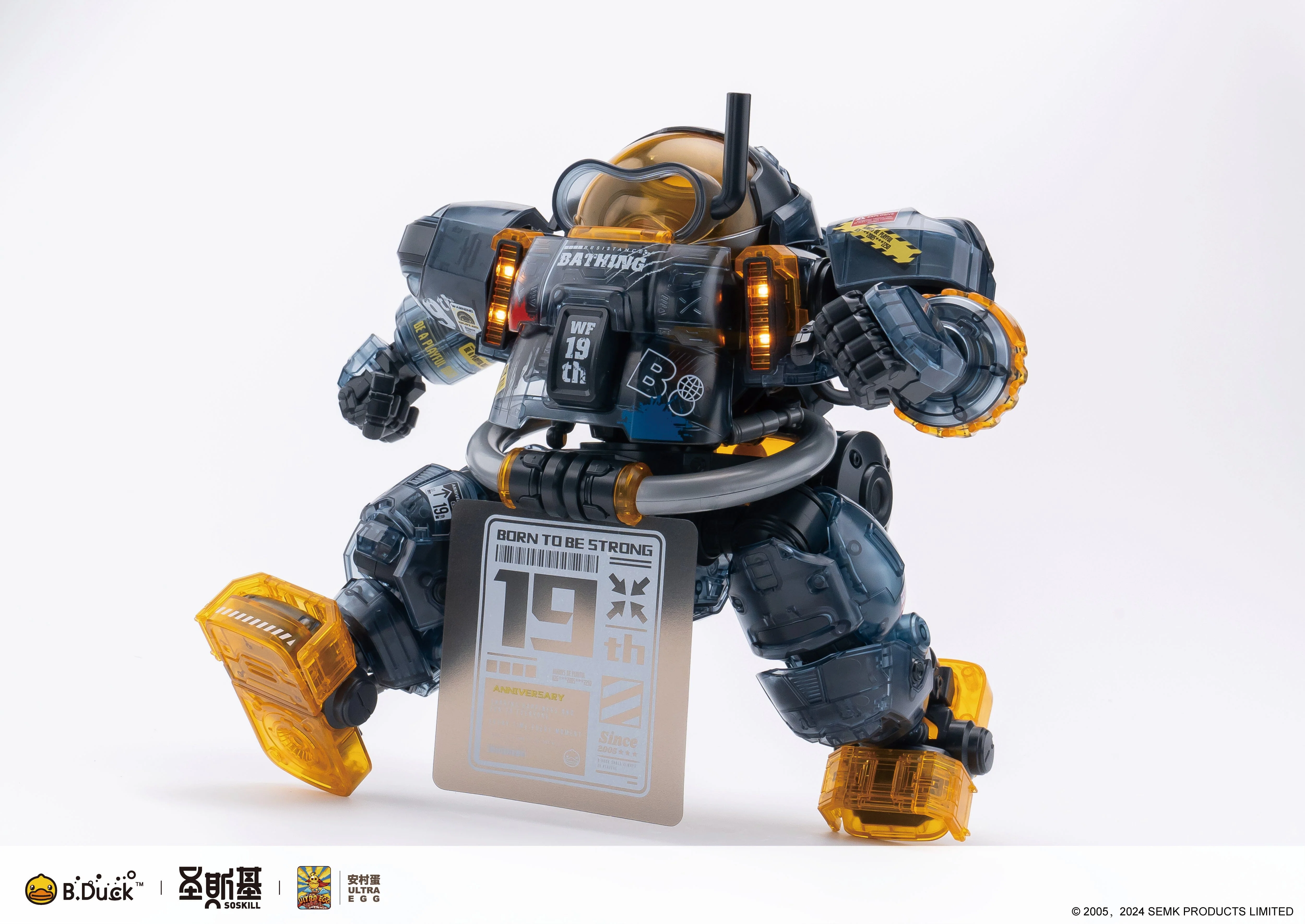 Trendy Machinery 19th Anniversary B.Duck & Spa Duck (Black Samurai Ver.) Limited Edition Model Kit - Image 11