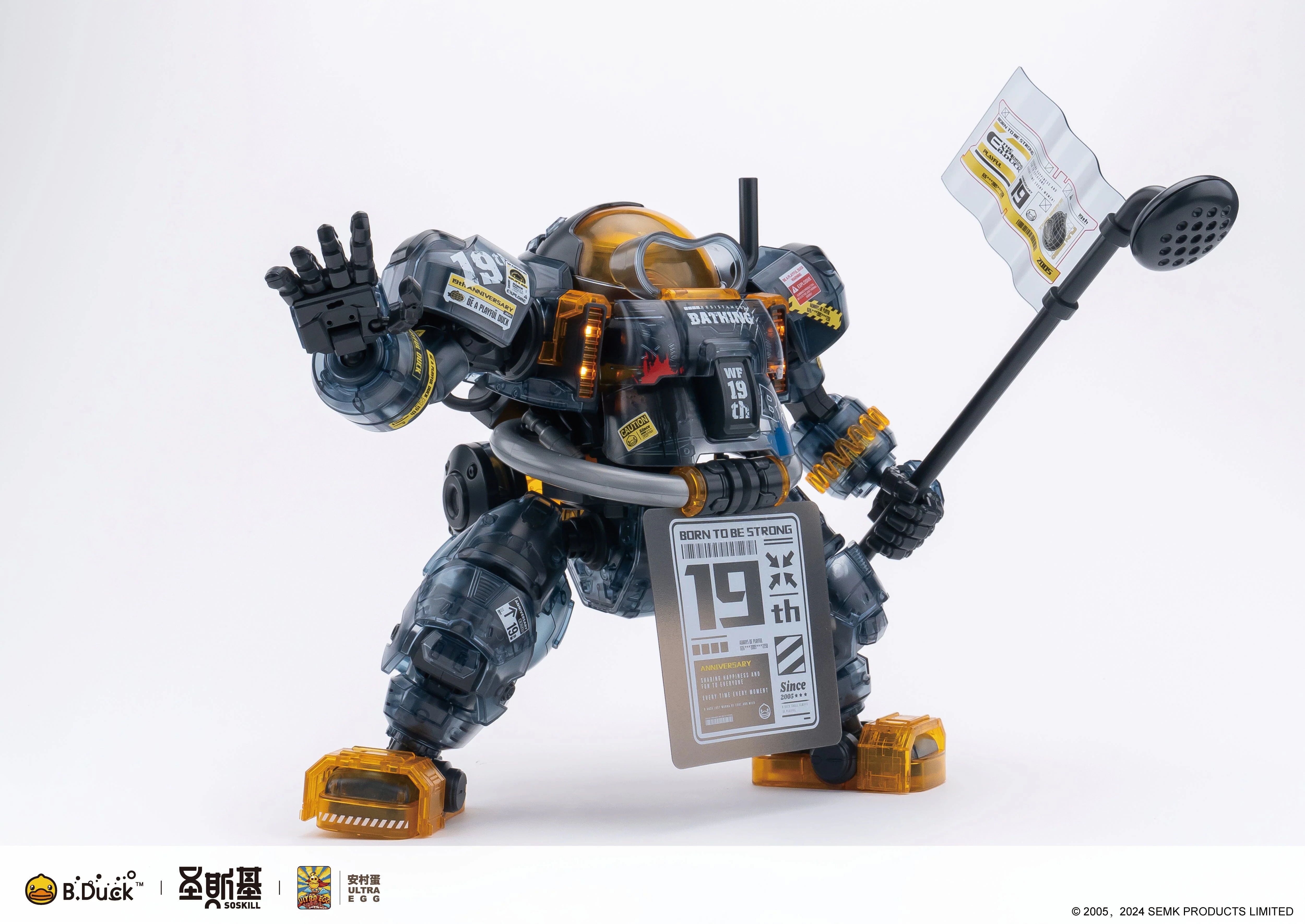 Trendy Machinery 19th Anniversary B.Duck & Spa Duck (Black Samurai Ver.) Limited Edition Model Kit - Image 12