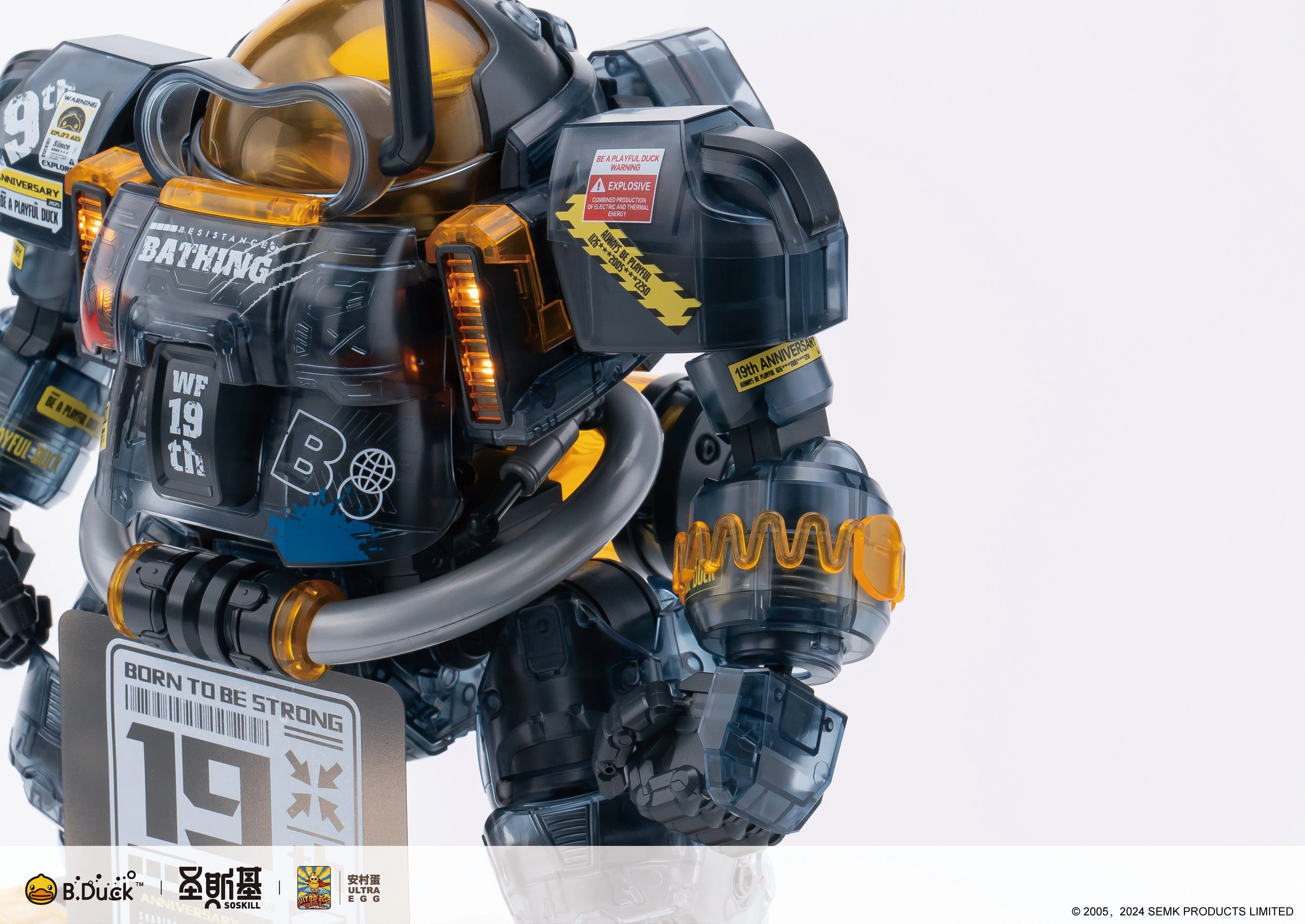 Trendy Machinery 19th Anniversary B.Duck & Spa Duck (Black Samurai Ver.) Limited Edition Model Kit - Image 13