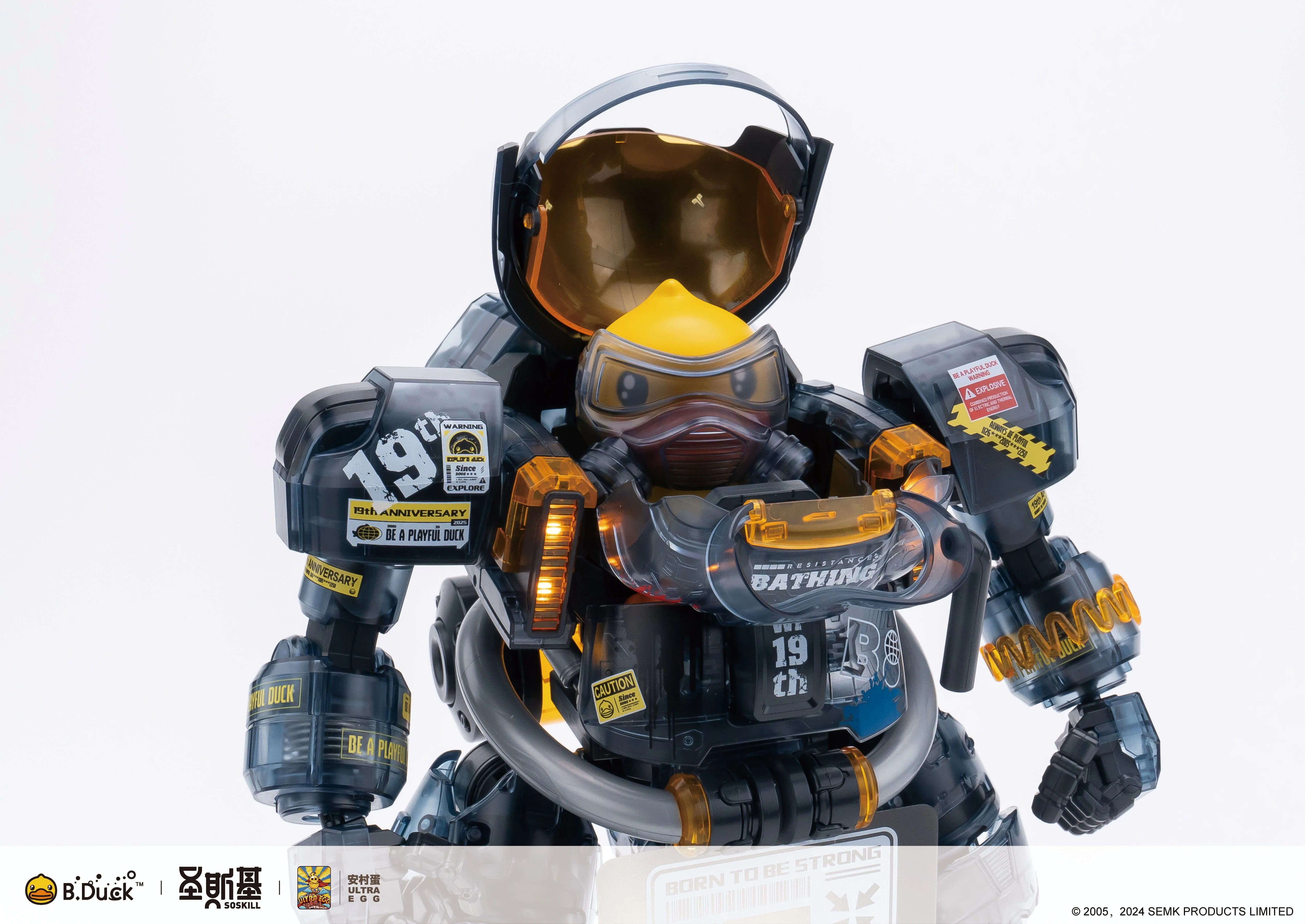 Trendy Machinery 19th Anniversary B.Duck & Spa Duck (Black Samurai Ver.) Limited Edition Model Kit - Image 14