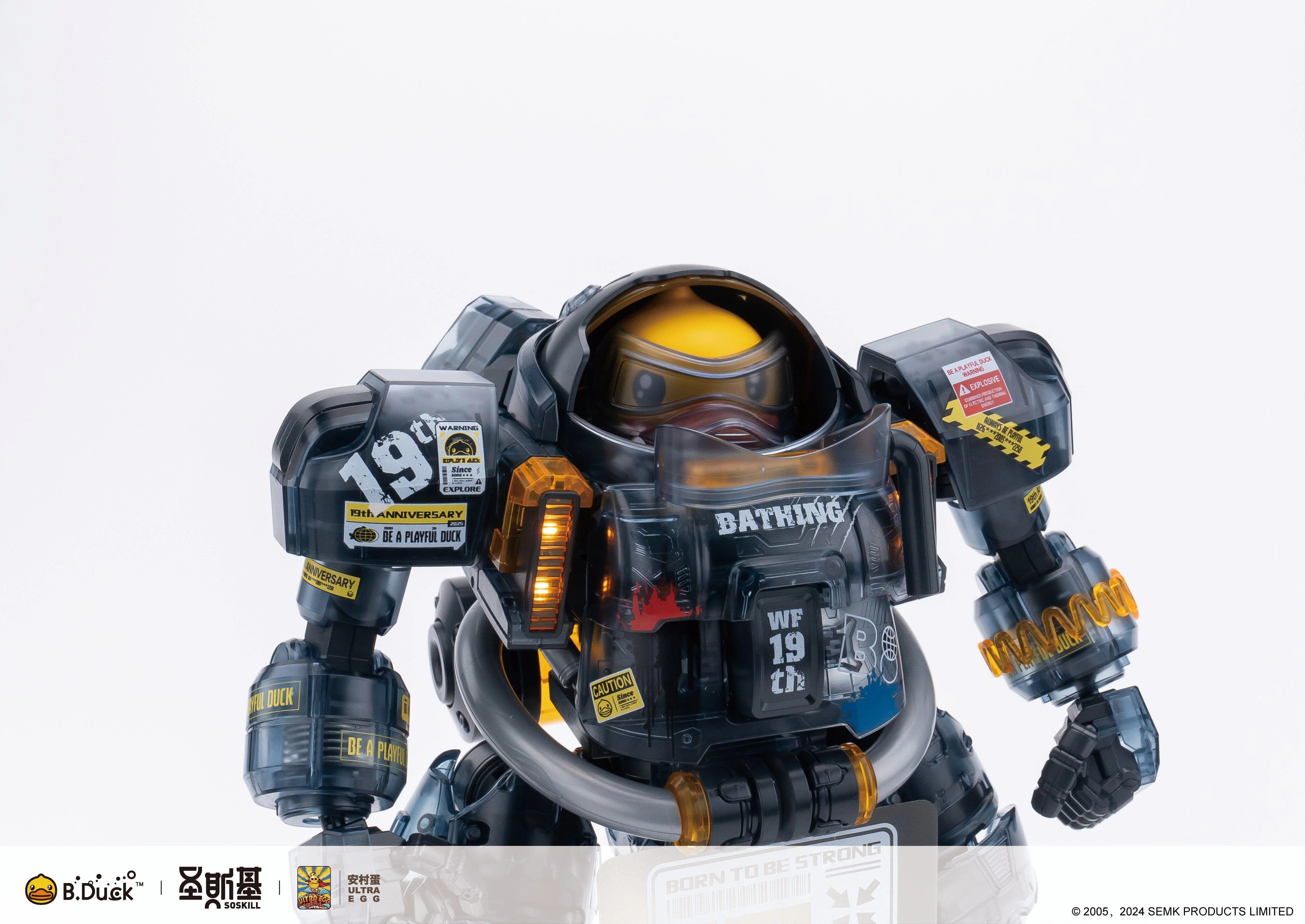 Trendy Machinery 19th Anniversary B.Duck & Spa Duck (Black Samurai Ver.) Limited Edition Model Kit - Image 15