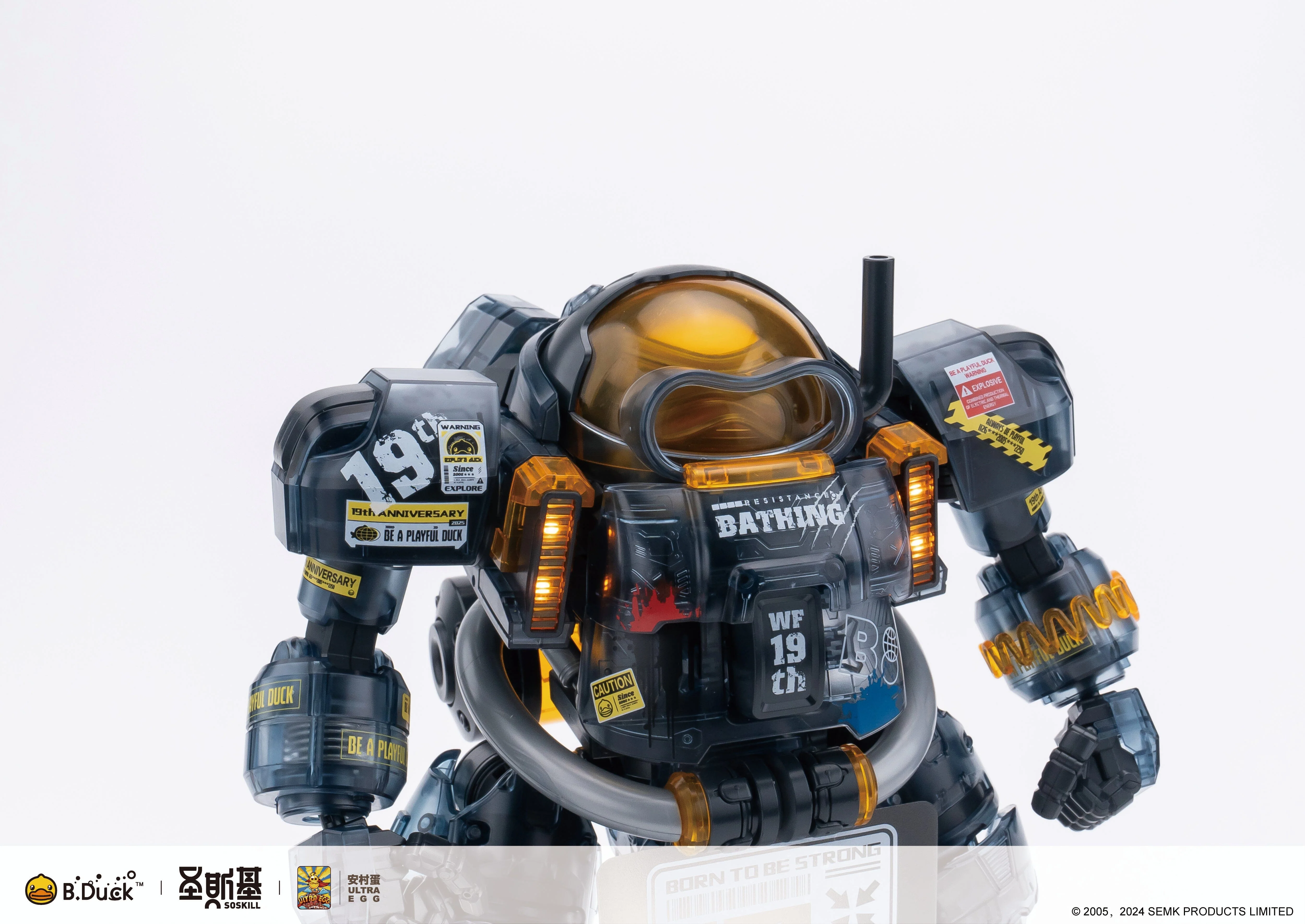 Trendy Machinery 19th Anniversary B.Duck & Spa Duck (Black Samurai Ver.) Limited Edition Model Kit - Image 16