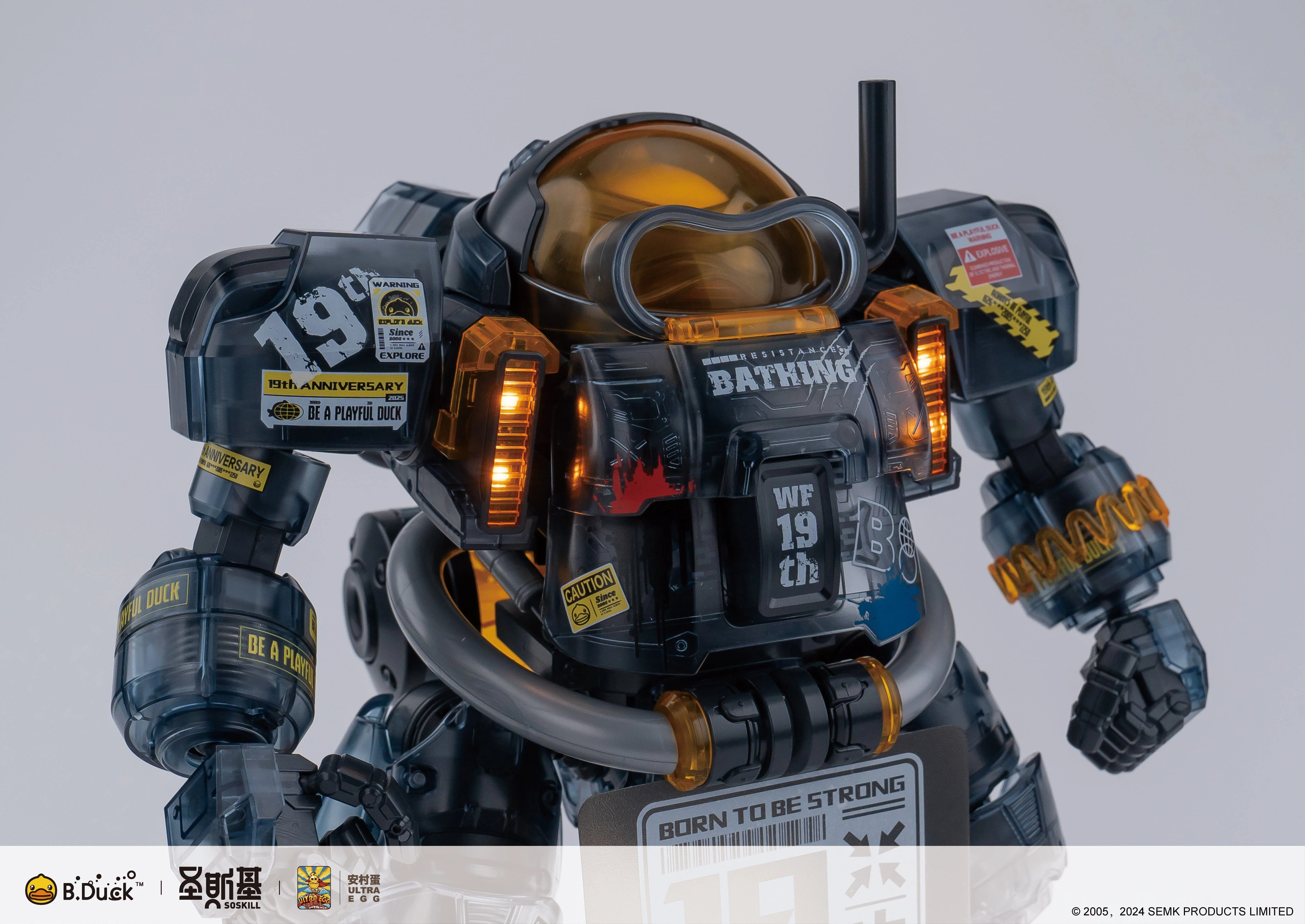 Trendy Machinery 19th Anniversary B.Duck & Spa Duck (Black Samurai Ver.) Limited Edition Model Kit - Image 17