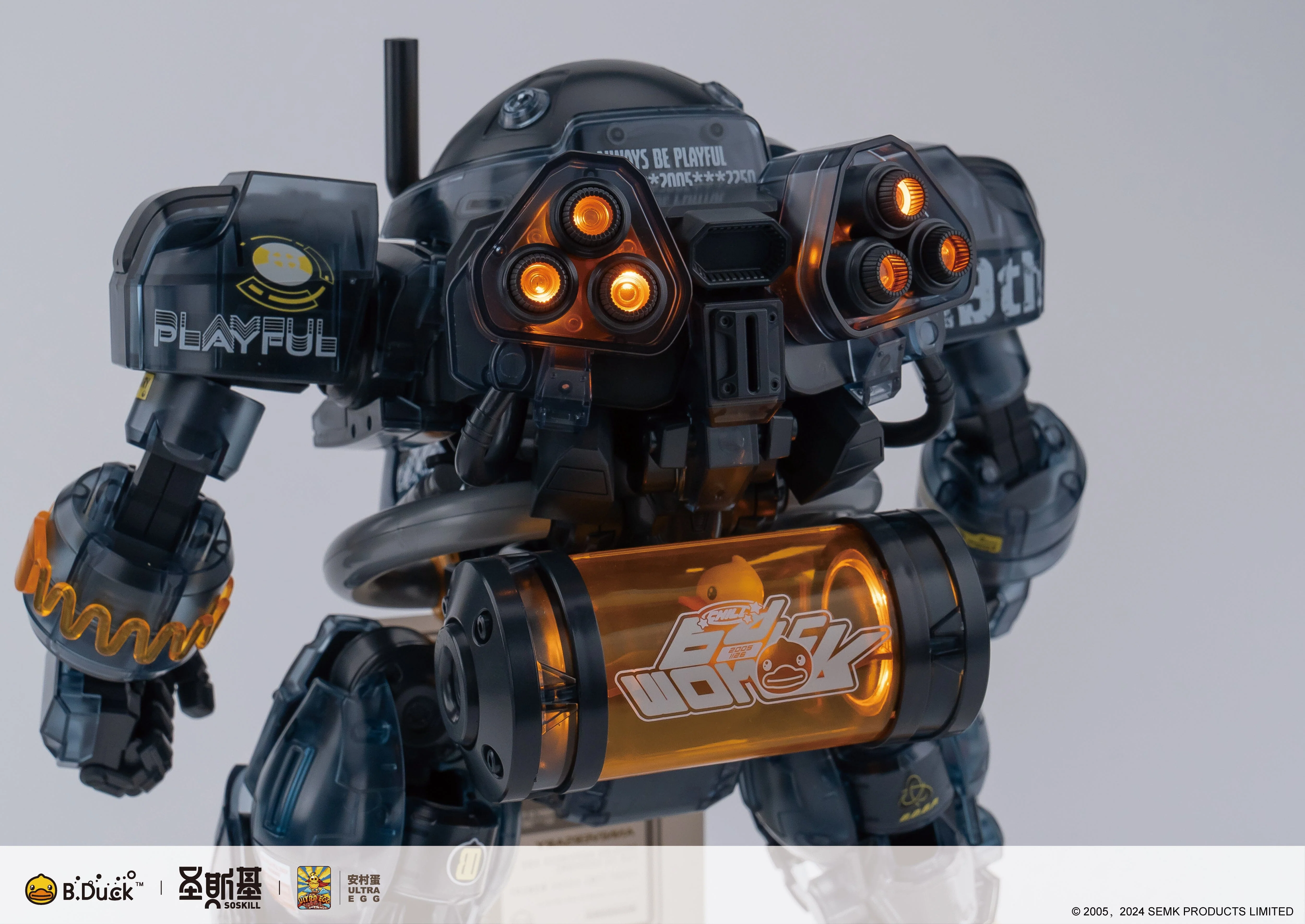 Trendy Machinery 19th Anniversary B.Duck & Spa Duck (Black Samurai Ver.) Limited Edition Model Kit - Image 20