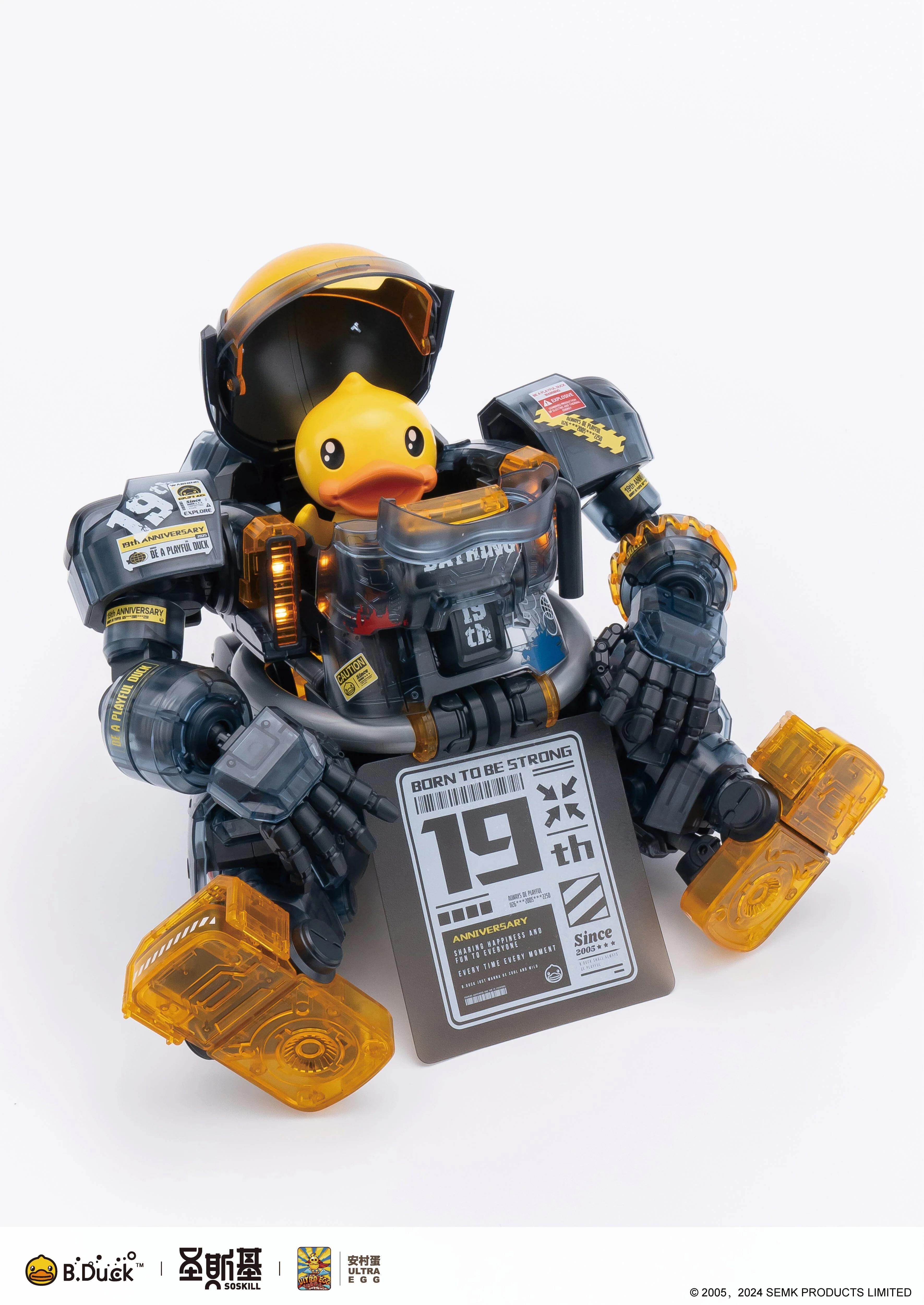 Trendy Machinery 19th Anniversary B.Duck & Spa Duck (Black Samurai Ver.) Limited Edition Model Kit - Image 8