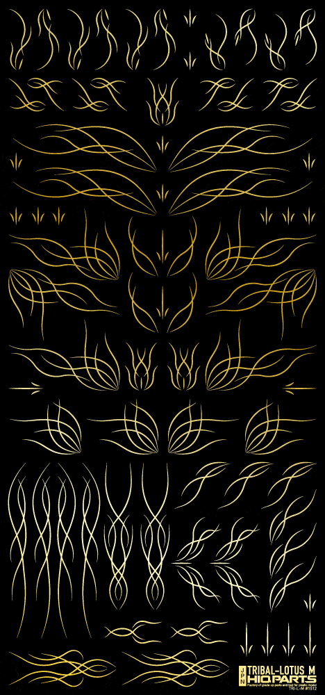 Tribal Lotus M Gold(1pc) - Image 2