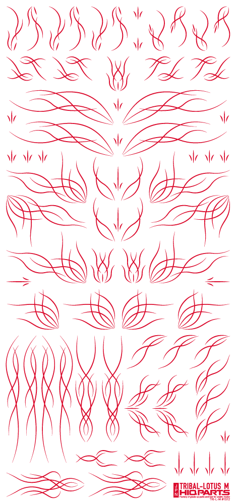 Tribal Lotus M Red(1pc) - Image 3