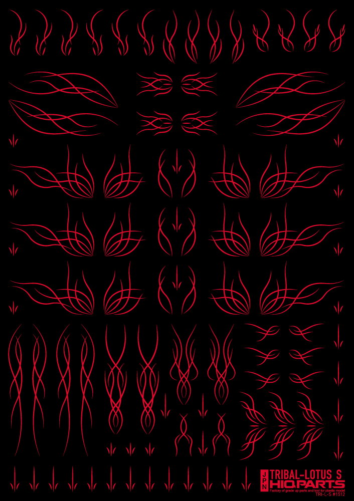 Tribal Lotus S Red(1pc) - Image 2
