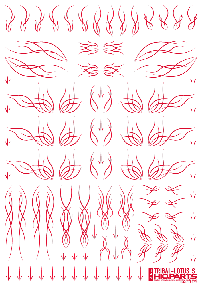 Tribal Lotus S Red(1pc) - Image 3