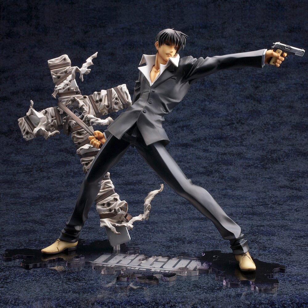 Trigun Badlands Rumble ArtFX J Nicholas D. Wolfwood (Renewal Package Ver.) 1/8 Scale Figure (Reissue) - Image 3
