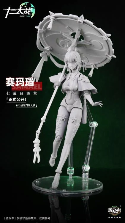 Twelve's War Serpent Girl Samael 1/12 Scale Model Kit - Image 17