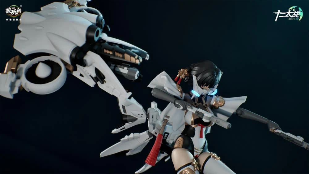 Twelve's War Serpent Girl Samael 1/12 Scale Model Kit - Image 4