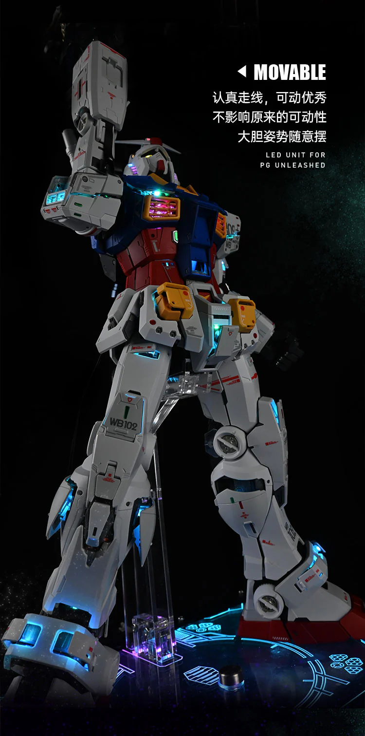 UA Workshop LED Set for PG Unleashed RX-78-2 (Regular Version) - Image 12