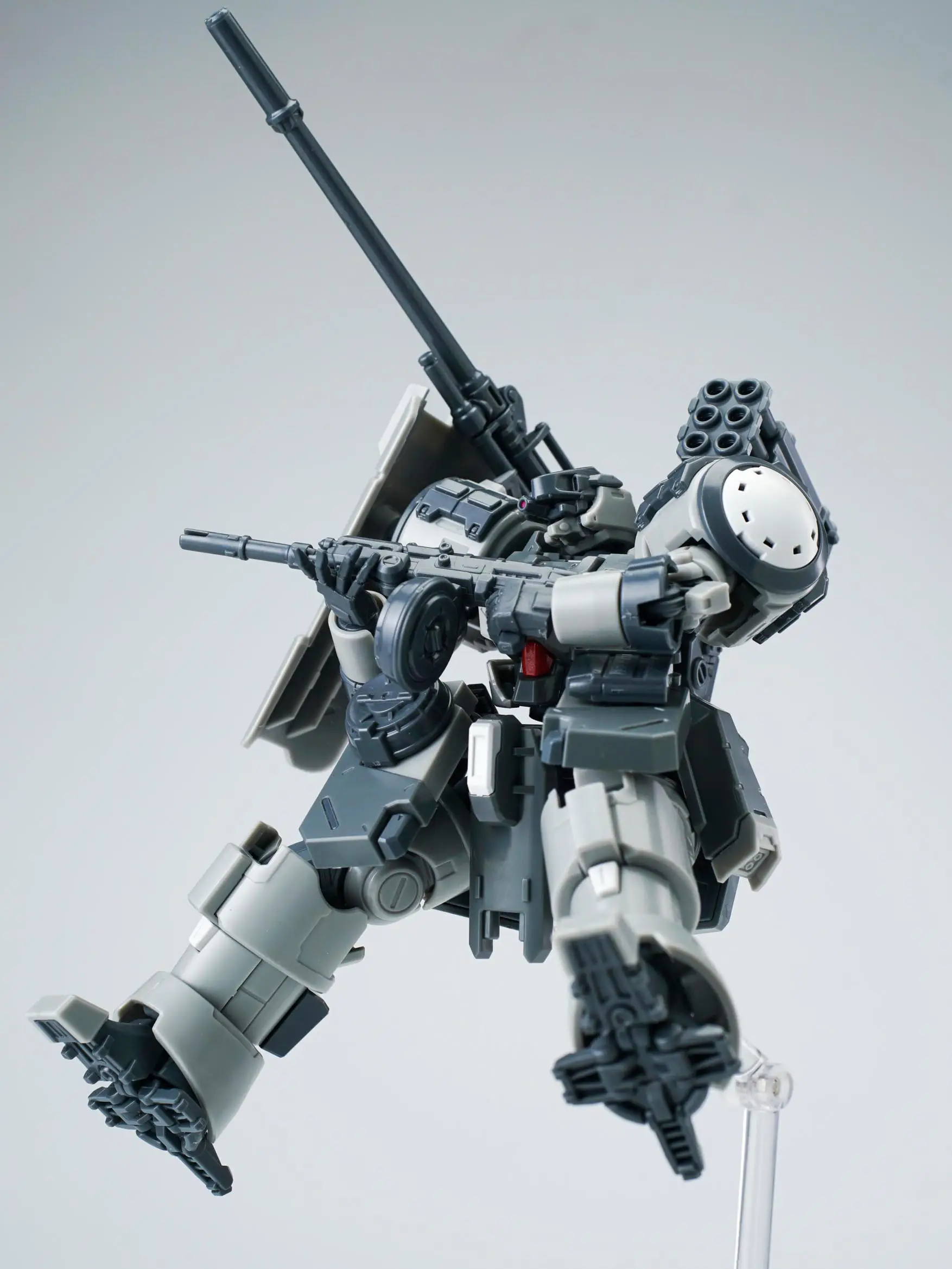 Ultra Action Trooper Artillery Type Zarov (Gray) 1/144 Scale Model Kit - Image 7
